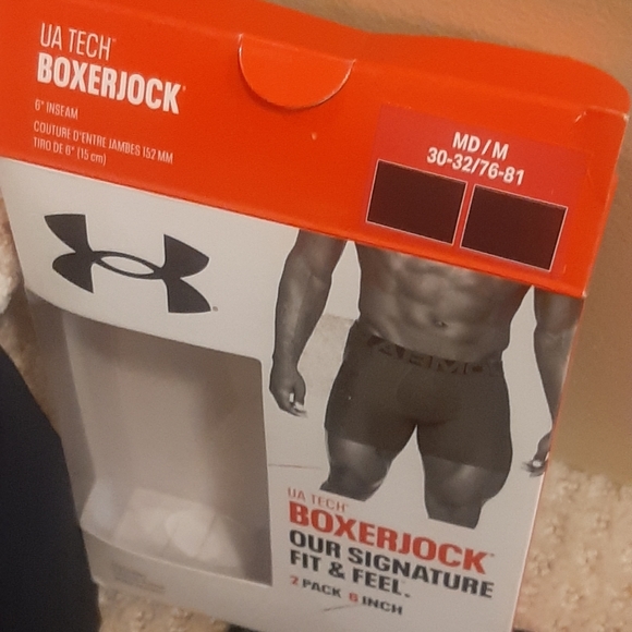 Under Armour Tech Mens Boxer jack 6__inch 2_Pack Under pants New - Picture 3 of 7